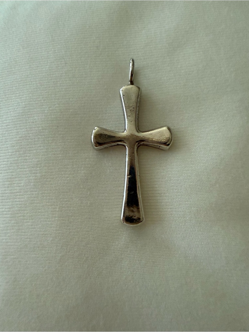 Silver Cross Pendant Necklace Charm